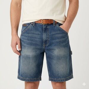 Faded Glory Denim Jean Shorts size Men’s 32 Blue Denim Vintage 1990s Carpenter